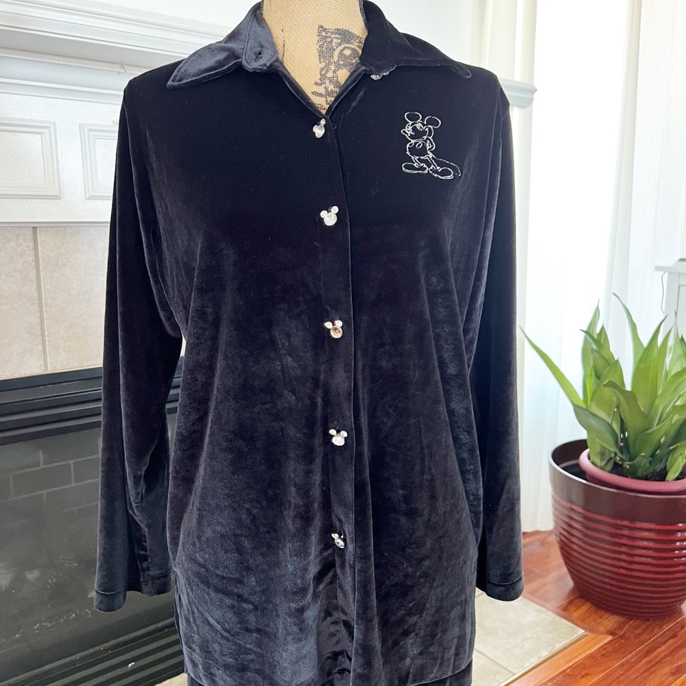 Vintage Disney store long sleeve polo small